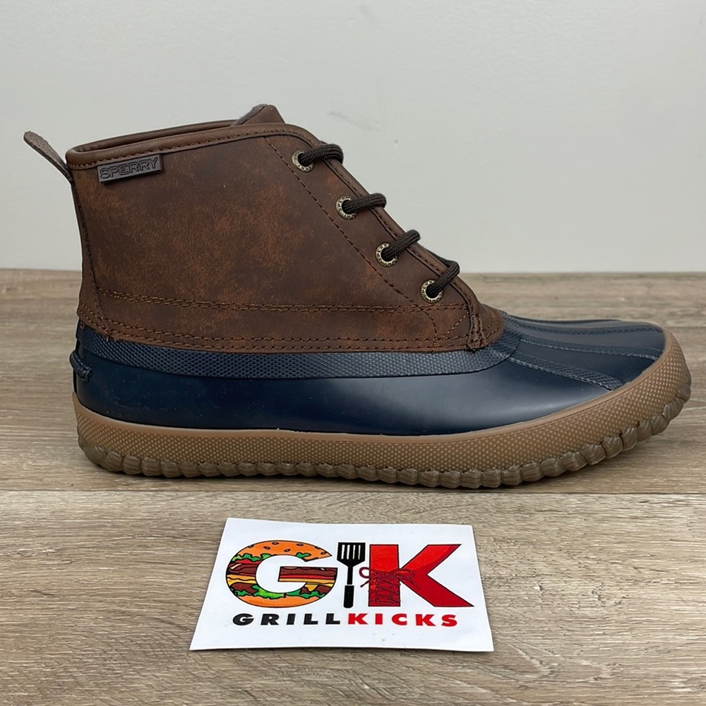 Men’s Sperry Breakwater Boot Memory Foam Brown/Navy